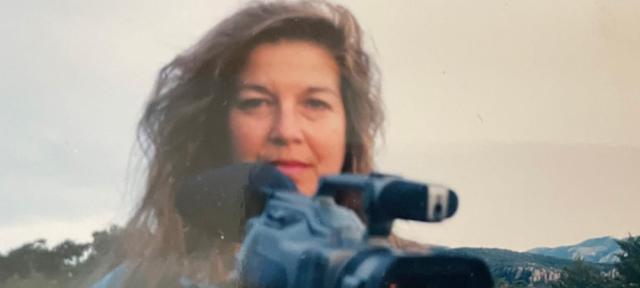 Joan Braderman with camera