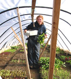 student farming