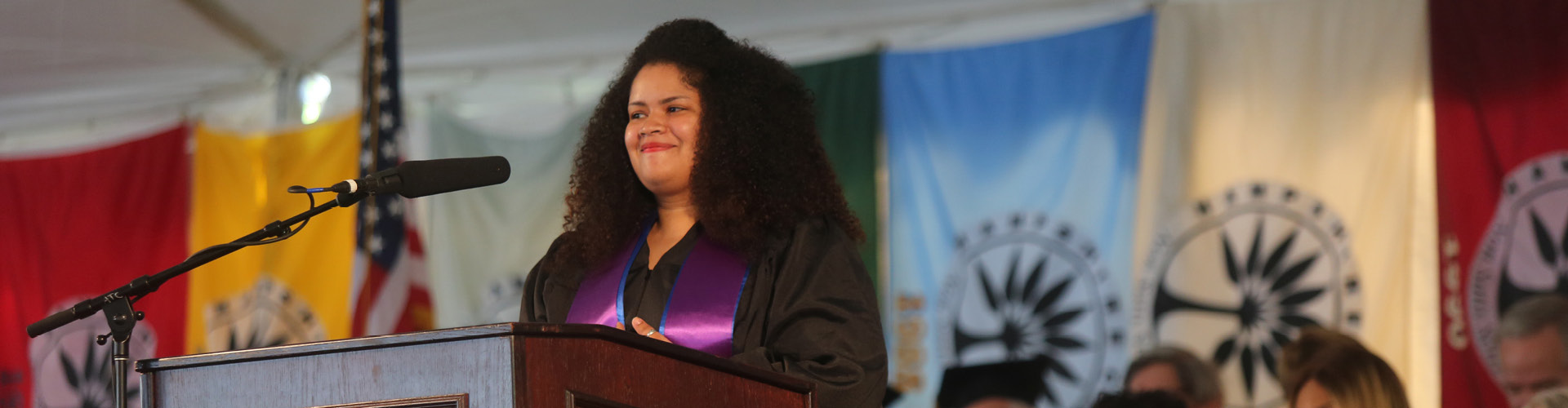 Student Speaker at Hampshire College Commencement