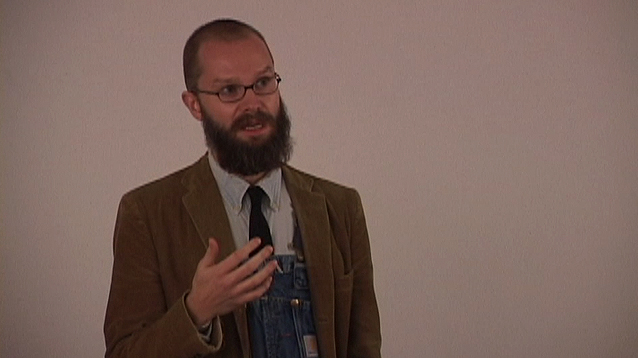 David Gatten at Hampshire for Tashmoo Lecture Series.