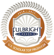 2016-17 Fulbright top producer badge