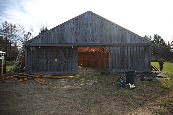 Beginning of demolition