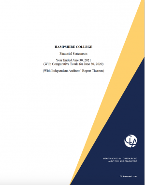 Financial Report Fiscal Year 2020-2021