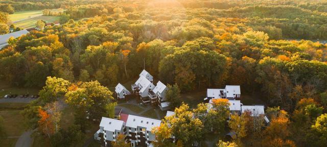 Hampshire Campus Drone Photo