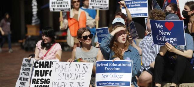 New College students protest in Florida