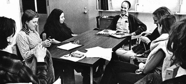 Division I seminar with Professor John Foster circa 1970s