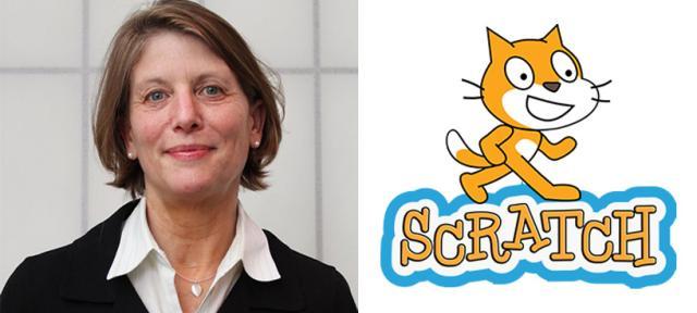 Dr. Margaret Honey and the Scratch logo of a yellow cat