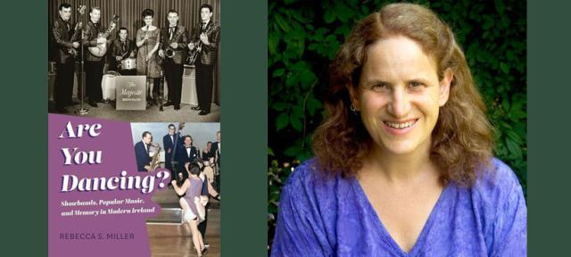 Becky Miller and the cover of her book, "Are We Dancing?"