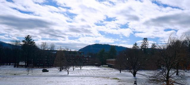 View from the R.W. Kern Center living building