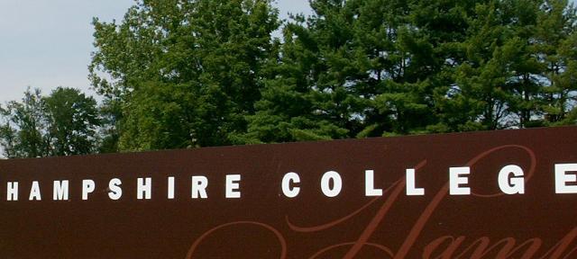 Hampshire College sign