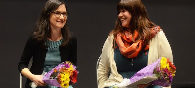 Natane Halasz and Sarah Steely