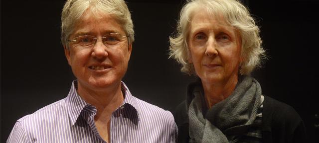 Hampshire College Employees Nancy Hanson and Jane Pickles