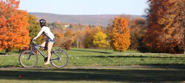 Hampshire College Campus in the Fall