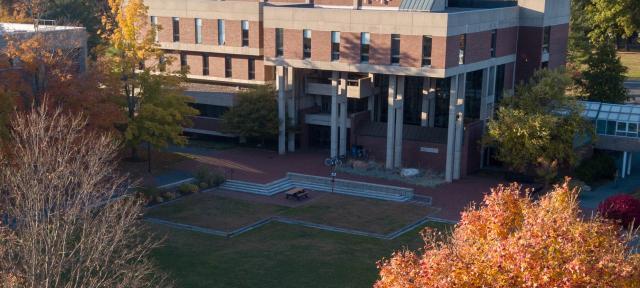 Aerial of Johnson Library