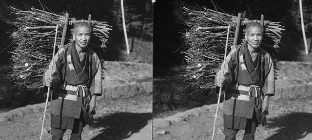 Anoldmancarryingfagotshomeforfuel,Japan, n.d. Keystone-Mast Collection, UCR/California Museumof Phot ogr aphy. An Image from Hampshire College Professor Michael Lesy's ‘Looking Backward’