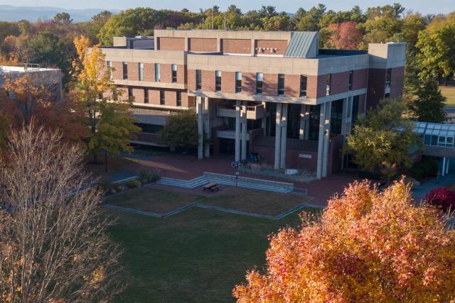 Aerial of Johnson Library