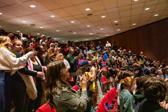 Standing ovation at Zooey Zephyr lecture