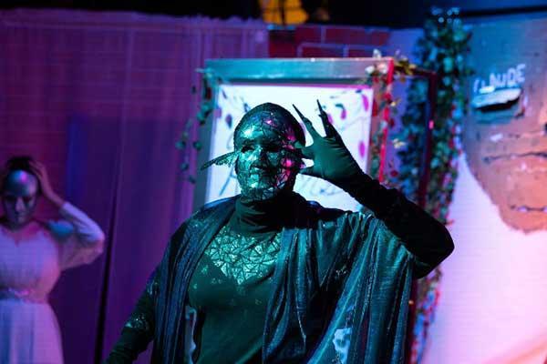 Still from Karim Barrett's play, "Heaven's Door"