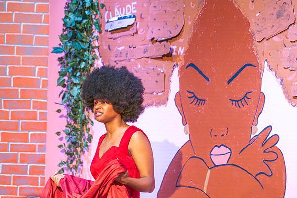 Still from Karim Barrett's play, "Heaven's Door"