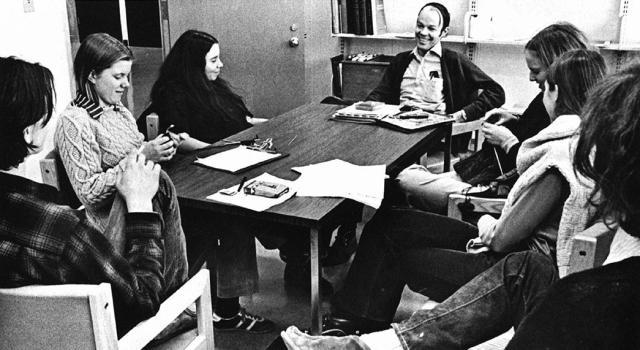 Division I seminar with Professor John Foster circa 1970s