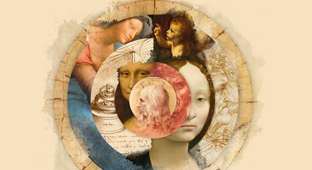 Graphic for Ken Burns film Leonardo da Vinci