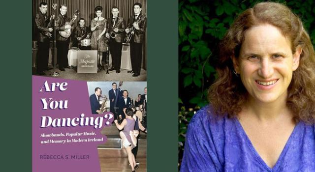 Becky Miller and the cover of her book, "Are We Dancing?"