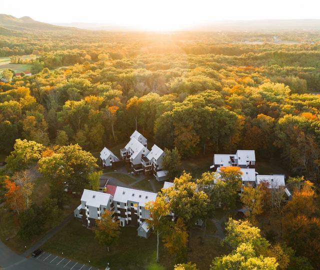 Hampshire Campus Drone Photo