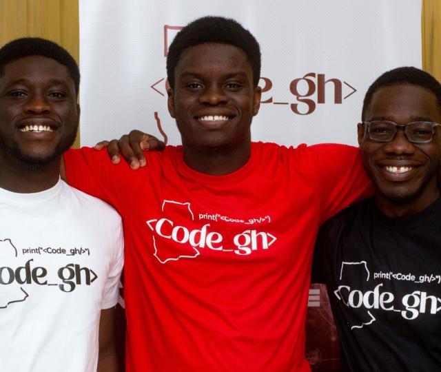 The <code_gh> creators standing together.