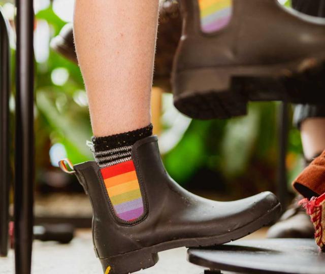 Rainbow Boots