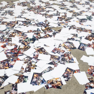 Photo installation by Anthony Discenza