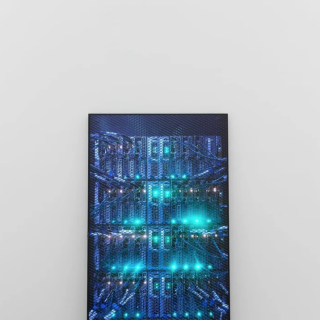 Video loop and monitor by Anthony Discenza