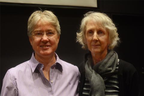 Hampshire College Employees Nancy Hanson and Jane Pickles