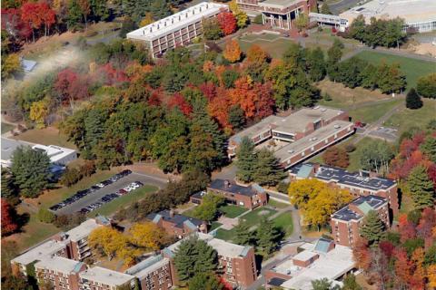 Hampshire College Campus in the Fall