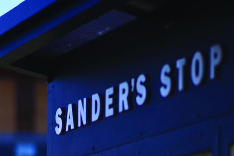 Hampshire College Alum Sander Thoenes 87F's Bus Stop, Named in His Honor