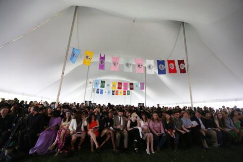 Hampshire College Commencement Flags