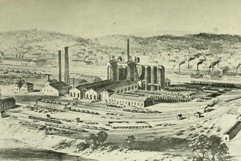 carnegie steel works, hampshire college div iii project