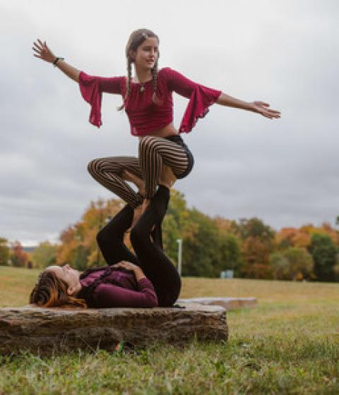 Students in Circus Club