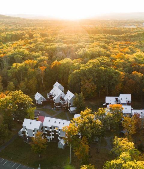 Hampshire Campus Drone Photo