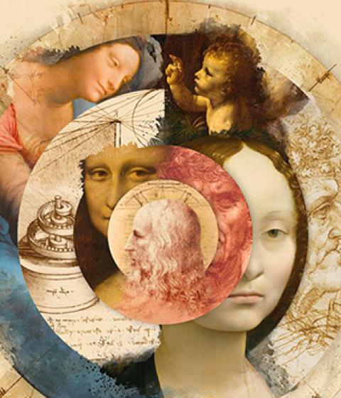 Graphic for Ken Burns film Leonardo da Vinci