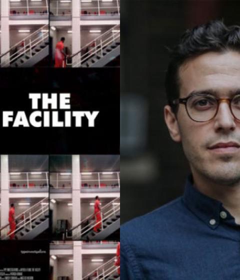 The Facility Title Screen and Seth Wessler Headshot