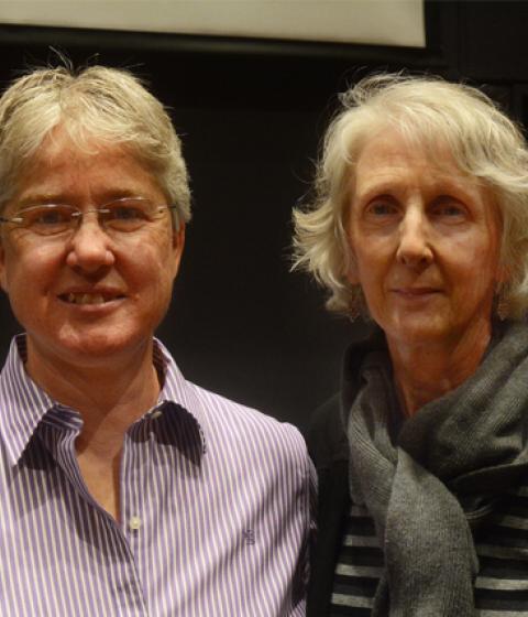 Hampshire College Employees Nancy Hanson and Jane Pickles