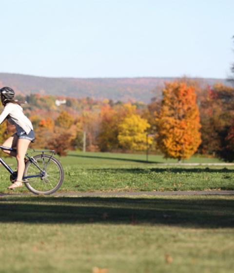 Hampshire College Campus in the Fall