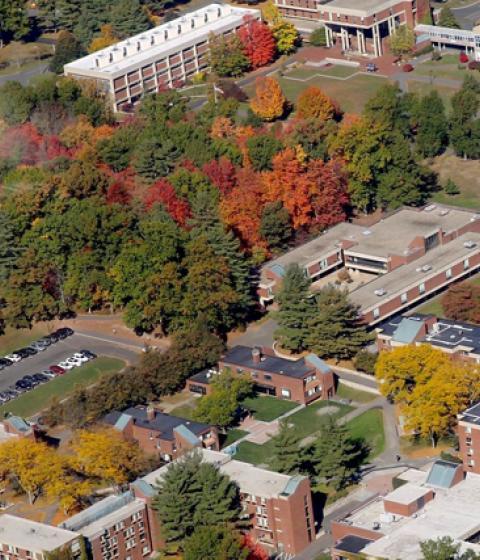 Hampshire College Campus in the Fall