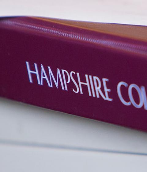 Hampshire folder binder notebook