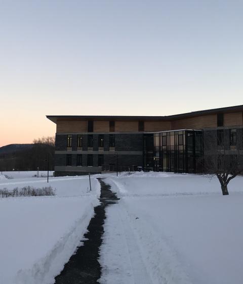 R.W. Kern Center at sunset