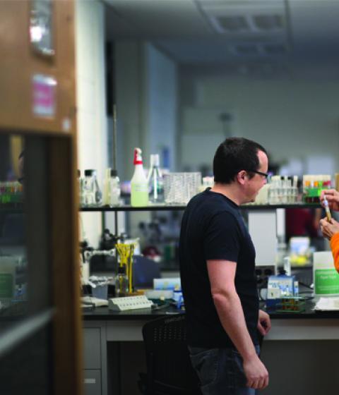 Hampshire College Professors Lynn Miller and John Castorino