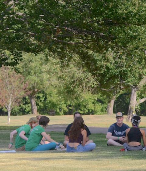 Group of students at Orientation 2016
