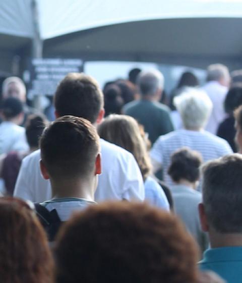 Students Convene at Tent