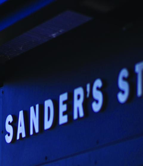 Hampshire College Alum Sander Thoenes 87F's Bus Stop, Named in His Honor