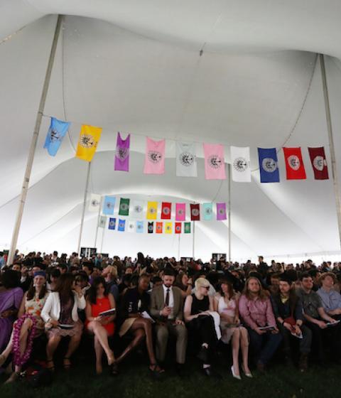 Hampshire College Commencement Flags